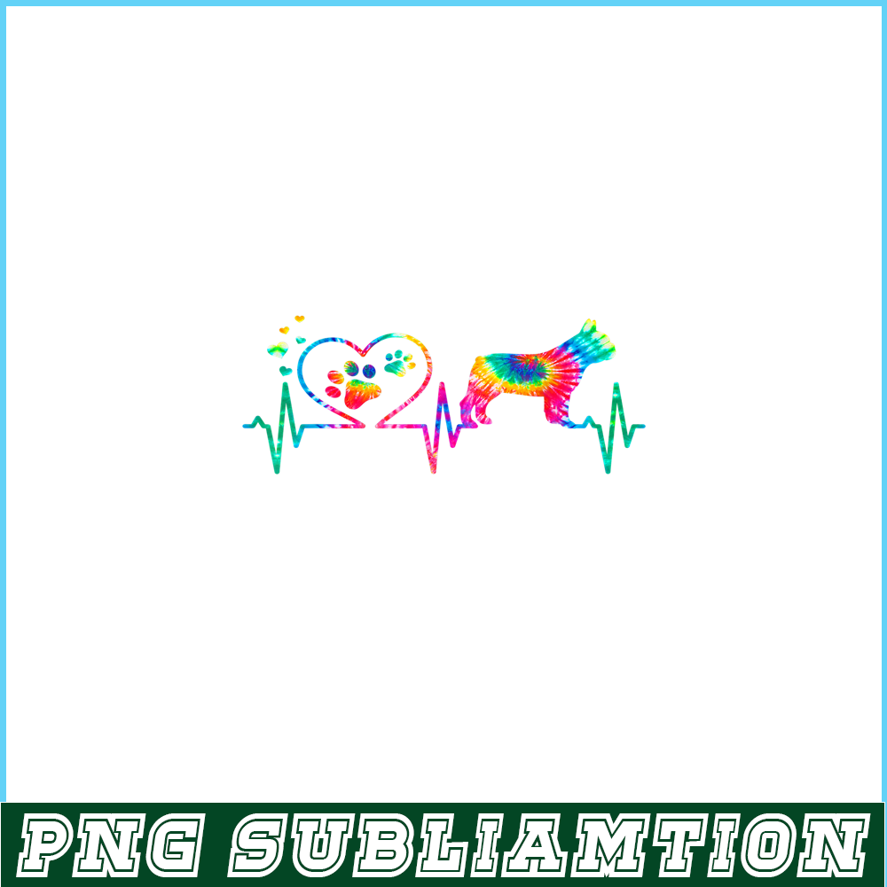 HL161023123-Frenchie Bulldog Heartbeat Tie Dye PNG, Frenchie Dog Lover PNG, French Dog Artwork PNG.png