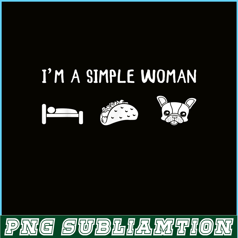 HL161023179- Simple Woman PNG, Frenchie Bulldog PNG, French Dog Artwork PNG1.png