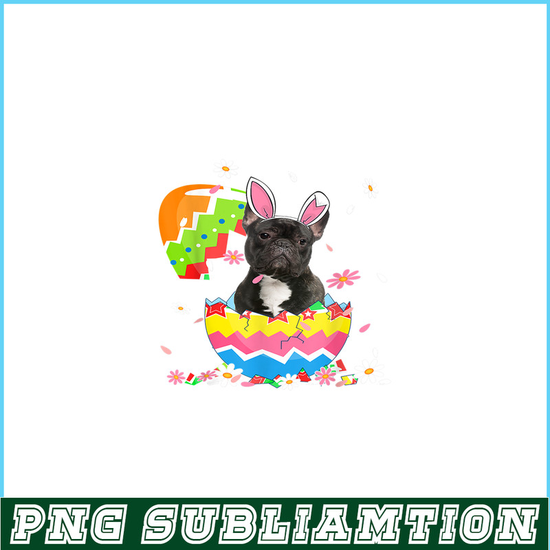HL16102321-Cute French Bulldog Easter Day PNG, Bulldog Mascot PNG, Dog Lover PNG.png