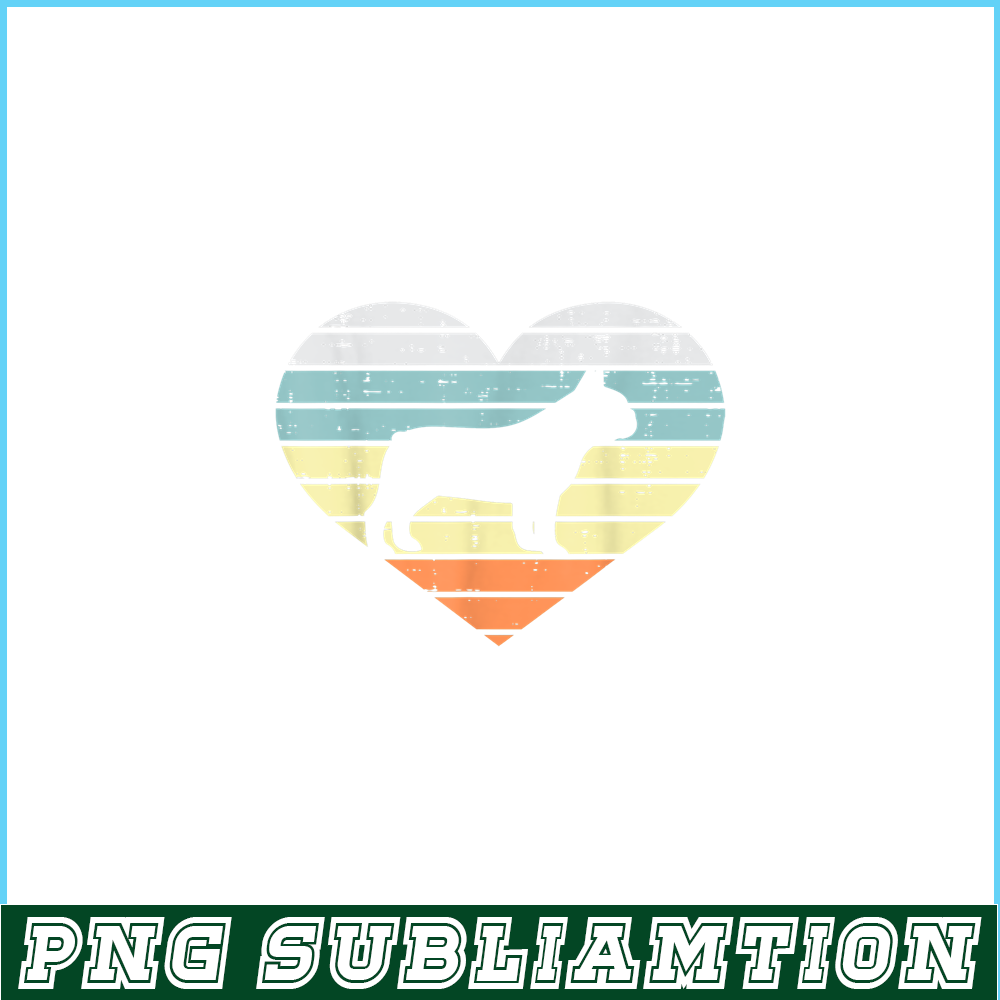 HL16102366-French Bulldog Heart Sunset Retro PNG, Frenchie Dog Lover PNG, French Dog Artwork PNG.png