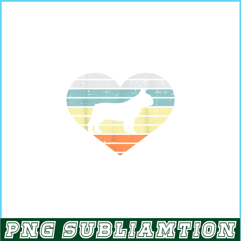 HL16102366-French Bulldog Heart Sunset Retro PNG, Frenchie Dog Lover PNG, French Dog Artwork PNG.png