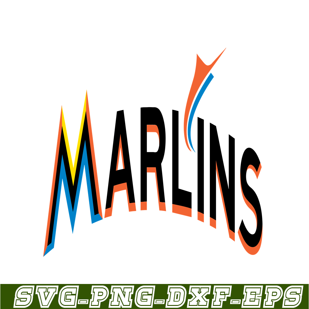 MLB011223145-Marlins Text SVG, Major League Baseball SVG, MLB Lovers SVG MLB011223145.png