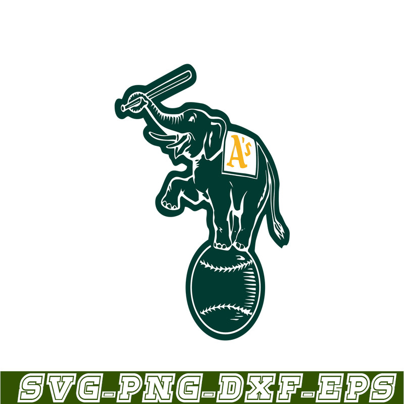 MLB204122344-Oakland Athletics The Symbol SVG, Major League Baseball SVG, Baseball SVG MLB204122344.png