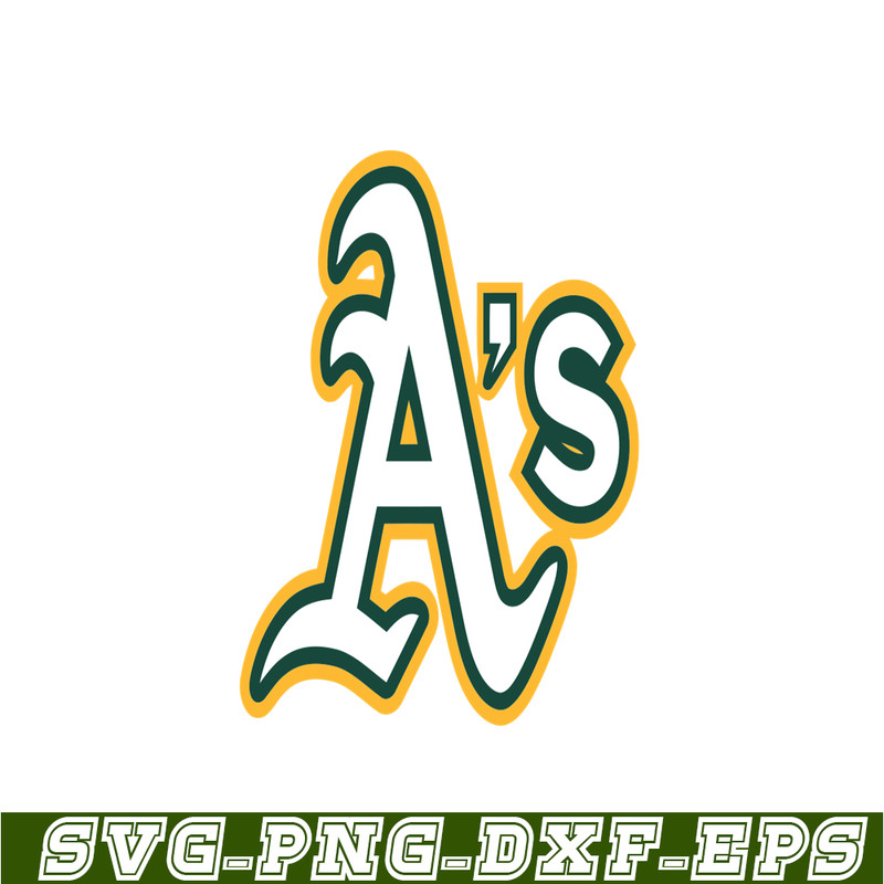 MLB204122349-Oakland Athletics The Letter SVG, Major League Baseball SVG, Baseball SVG MLB204122349.png