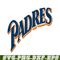MLB204122379-San Diego Padres Blue And Orange Text SVG, Major League Baseball SVG, Baseball SVG MLB204122379.png