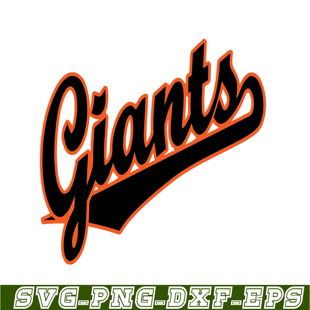 MLB204122387-Giants The Text SVG, Major League Baseball SVG, Baseball SVG MLB204122387.png