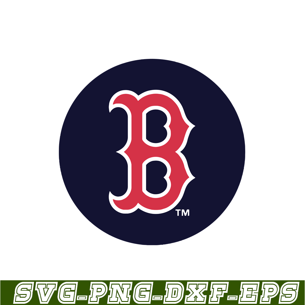 MLB30112339-Boston Red Sox B Logo SVG PNG DXF EPS AI, Major League Baseball SVG, MLB Lovers SVG MLB30112339.png