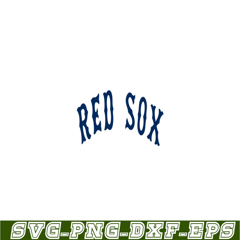 MLB30112350-Red Sox Text SVG PNG DXF EPS AI, Major League Baseball SVG, MLB Lovers SVG MLB30112350.png