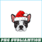 PNG141023104-Boston Terrier Christmas Dog Santa Hat Xmas Boys Kids Girls T-Shirt Png.png