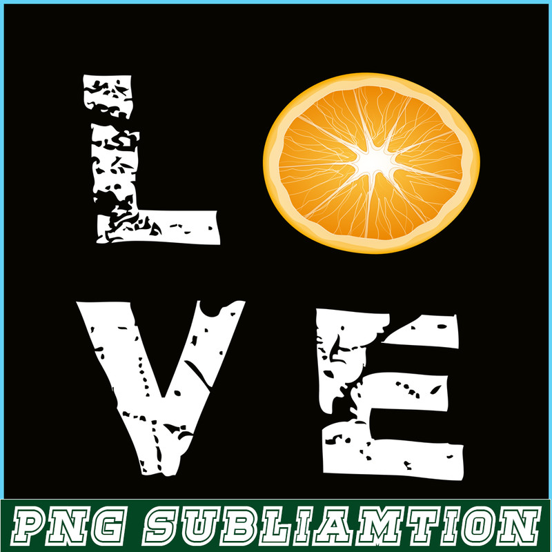 VLT21102324-Orange Love PNG, Retro Valentine PNG, Valentine Holidays PNG.png