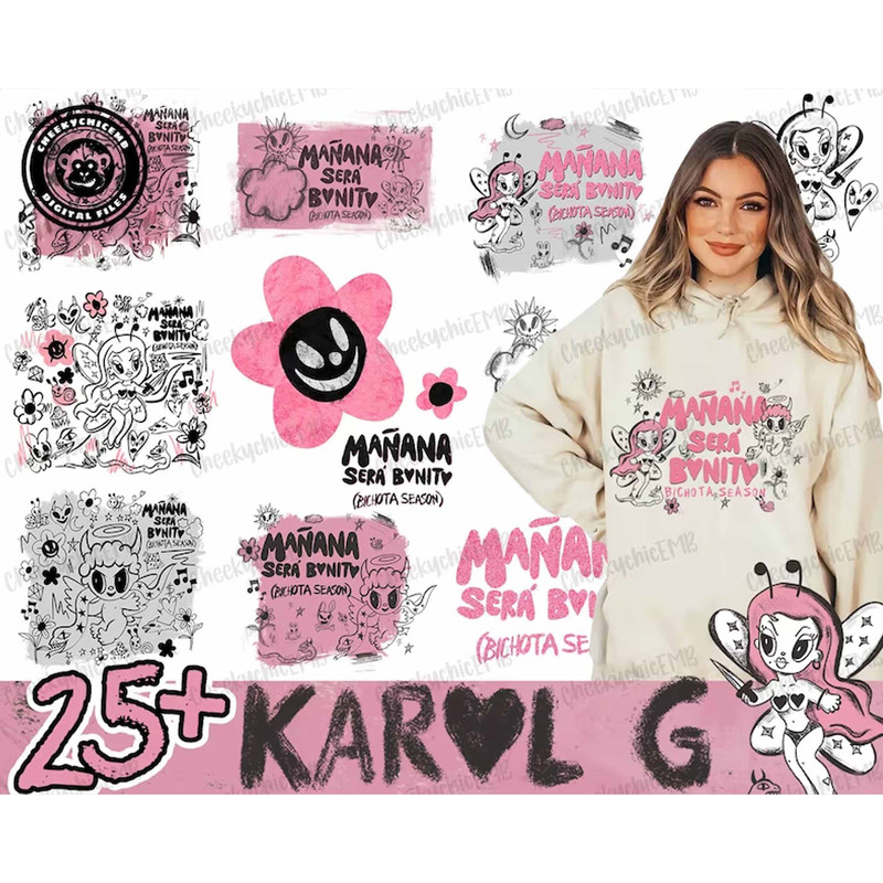 KG Angel Devil Music Album 2023 Bundle Svg, Hot Spanish Music Bundle Png, Trendy New Album Png, Pink Hair Singer Svg, Instant Download.jpg