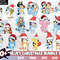Christmas Bluey Svg Bundle, Dog cartoon Vector, Bluey Clipart Christmas svg files Instant Download High Quality.jpg