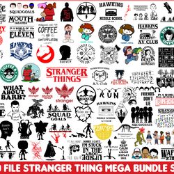 stranger things svg bundle, stranger things png bundle, stranger thing svg, instant download