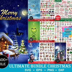 ultimate bundle christmas svg bundle, christmas svg bundle, cricut file, christmas svg, disney svg bundle