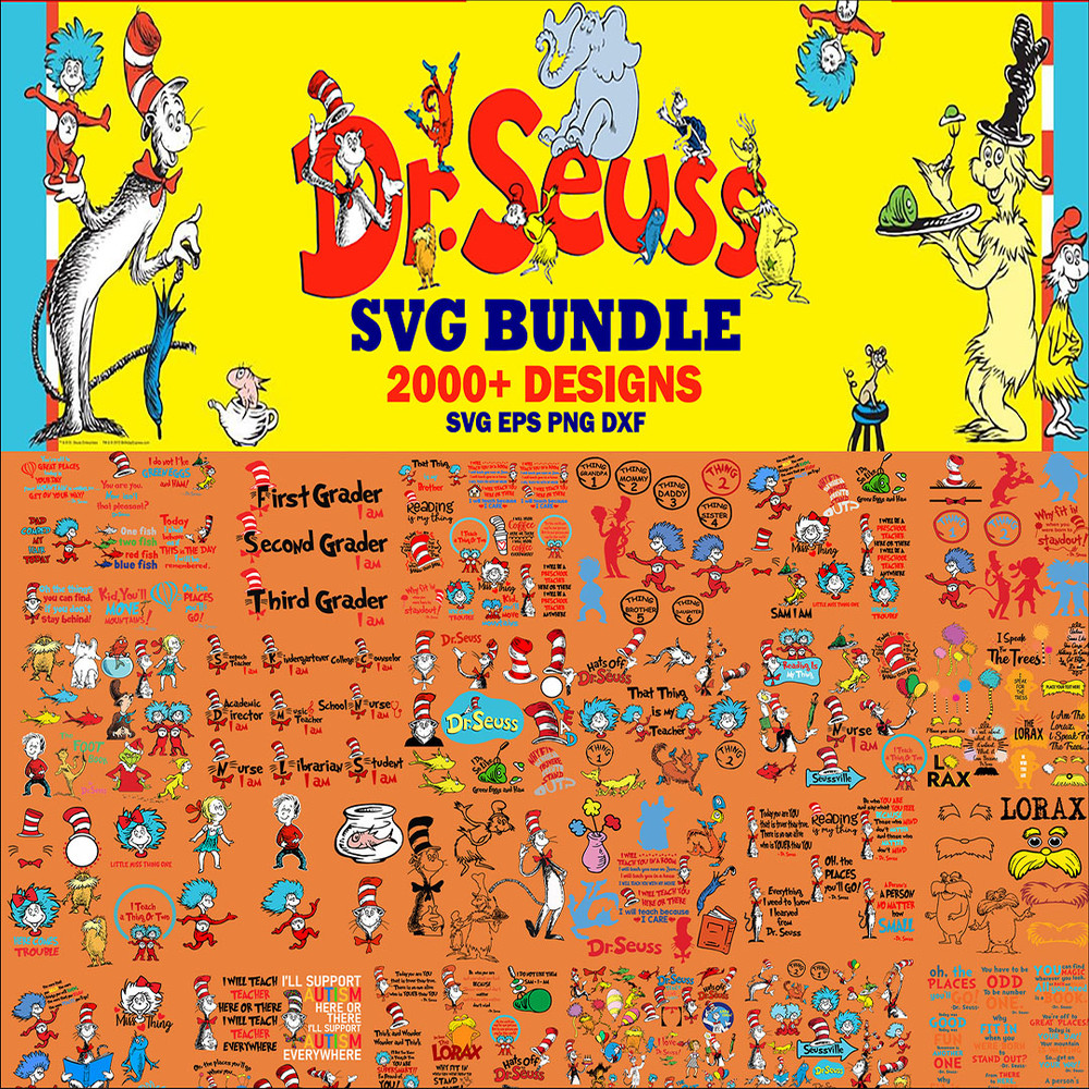 2000 Dr Seuss SVG LAYERED Bundle, Grinch SVG, Cat In The Hat, Green Eggs And Ham files for Cricut.jpg