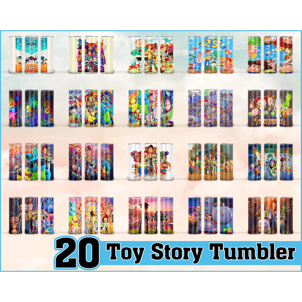 Toy Story Tumbler, Toy Story PNG, Tumbler design, Digital download.jpg