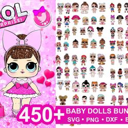 baby dolls bundle svg, baby dolls svg dxf eps png, cricut, for cricut, silhouette, digital download