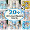 Bluey Dog Tumbler Wrap Bundle, 20oz Skinny Tumbler Wrap,20 oz Tumbler Sublimation wraps , Bluey tumblers, Instant Download.jpg