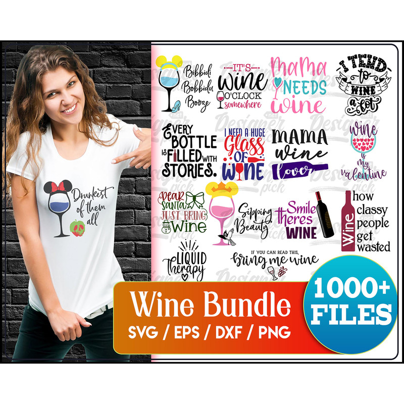 Wine Svg Bundle, Wine Svg, Alcohol Svg Bundle, Wine Glass Svg, Funny Wine Sayings Svg, Wine Quote Svg, Wine Cut Files, Files For Cricut, Dxf.jpg