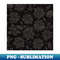 FM-6217_Chocolate Brown Flower and Leaves Pattern 4193.jpg
