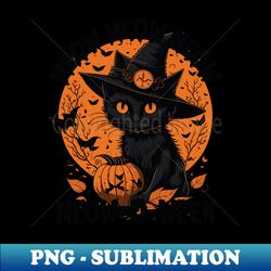 meow meow meow black cat halloween - high-quality png sublimation download - stunning sublimation graphics