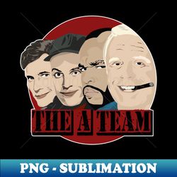 the a team 1983 - tv series - png transparent sublimation design - perfect for creative projects