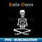 GD-13089_Hallo Queen Shirt Funny Witch Tshirt Scary Halloween Party Gift Skeleton Tee 6866.jpg