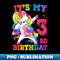 GG-209_3 Year Old Gifts Girls Teens Dabbing Unicorn 3rd Birthday 1254.jpg