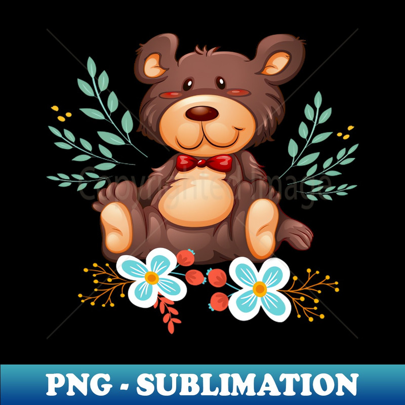 GO-7654_Cute Bear Animals Flower 4090.jpg