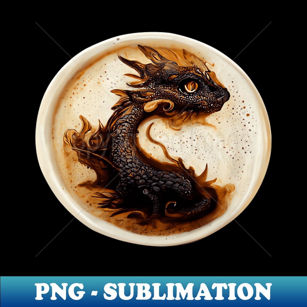 IH-14257_HyperRealistic Of Coffee Art Cute Dragon In Circle 6799.jpg