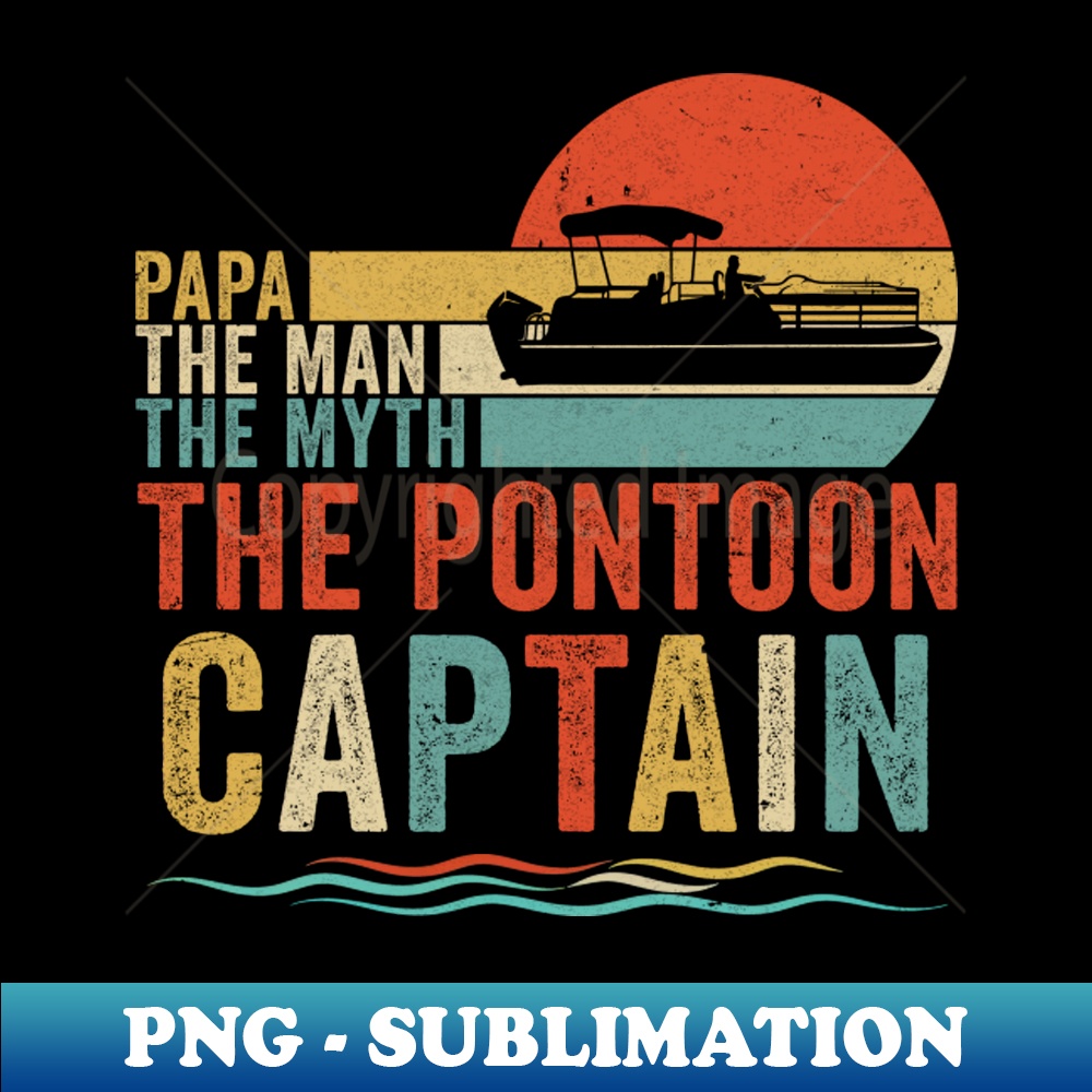 IN-11328_Funny Boat Boating Papa Man Myth Pontoon Captain Men Retro 3511.jpg