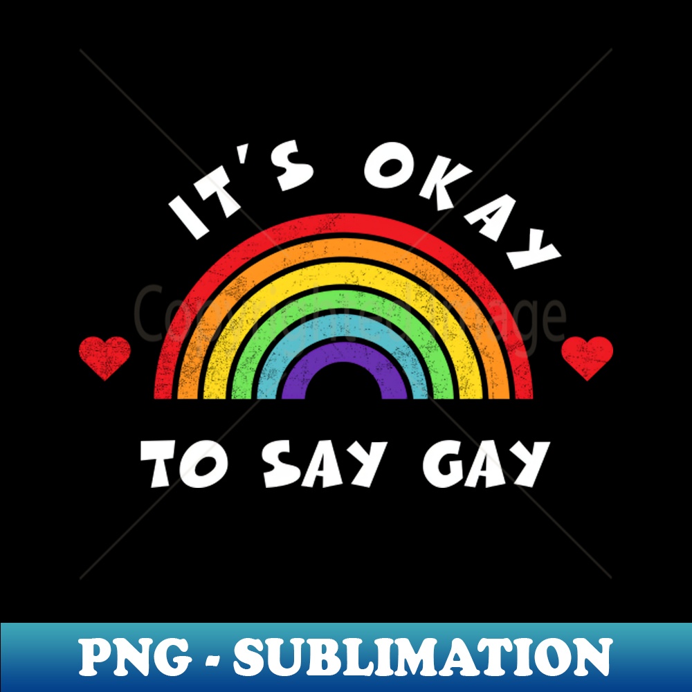 IQ-16150_Its okay to say gay T-shirt LGBT Pride Shirt LGBTQ Supporter Pride Month Gift Gay Pride 3940.jpg