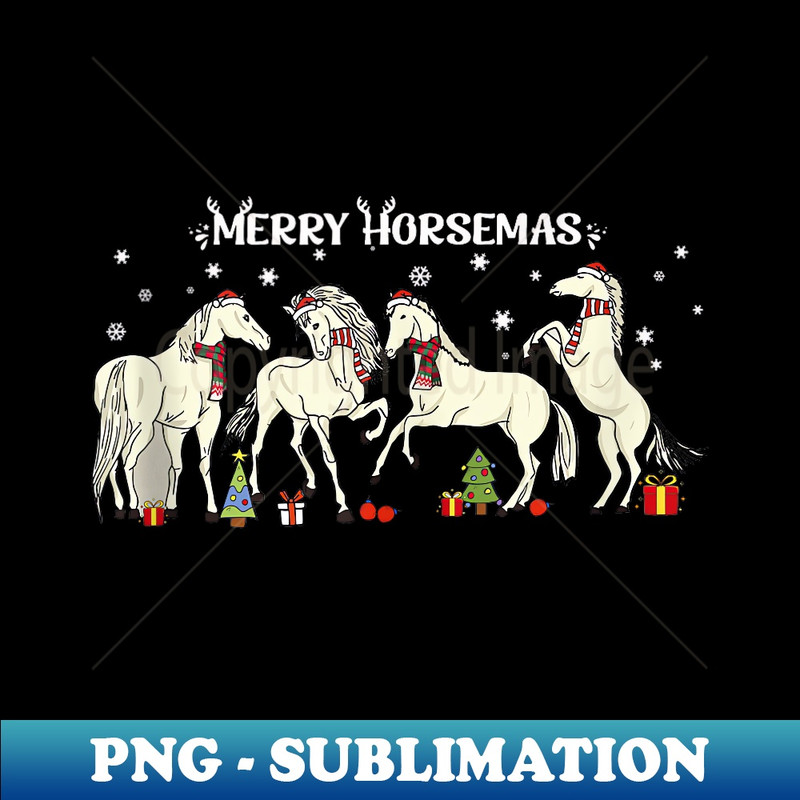 IX-19031_Merry Horsemas Funny Horse Reindeer Snowings Christmas Party 0308.jpg