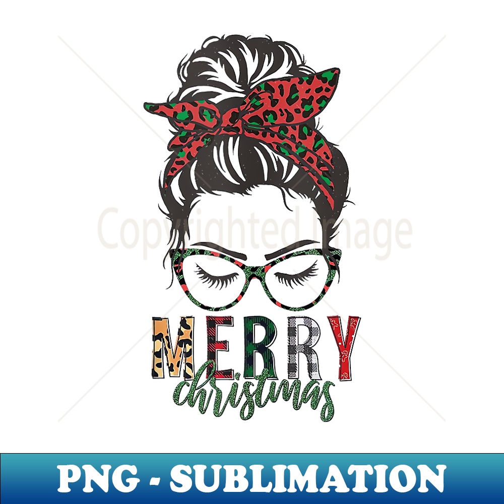 IY-11675_Funny Santa Miss Bun Pajamas Merry Christmas 0208.jpg