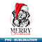 JJ-11677_Funny Santa Newfoundland Dog Merry Christmas dog mom dog 0194.jpg