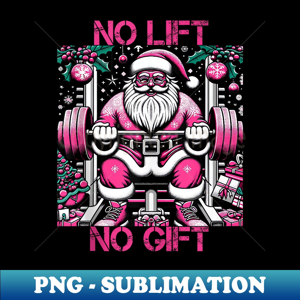 JK-20714_No Lift No Santa Claus Pink Christmas Gym Bodybuilding 0353.jpg
