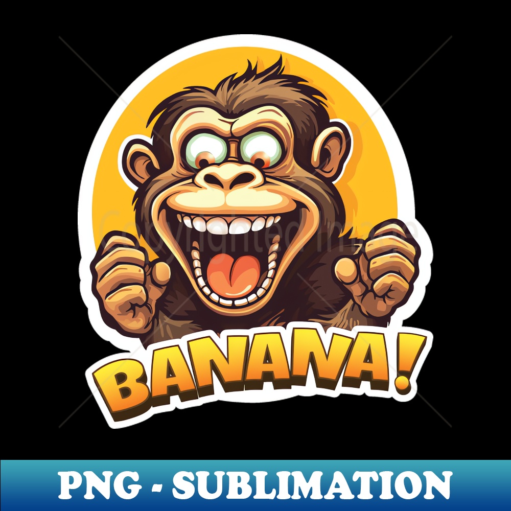 JK-7430_Crazy Monkey Shouting Banana 2116.jpg