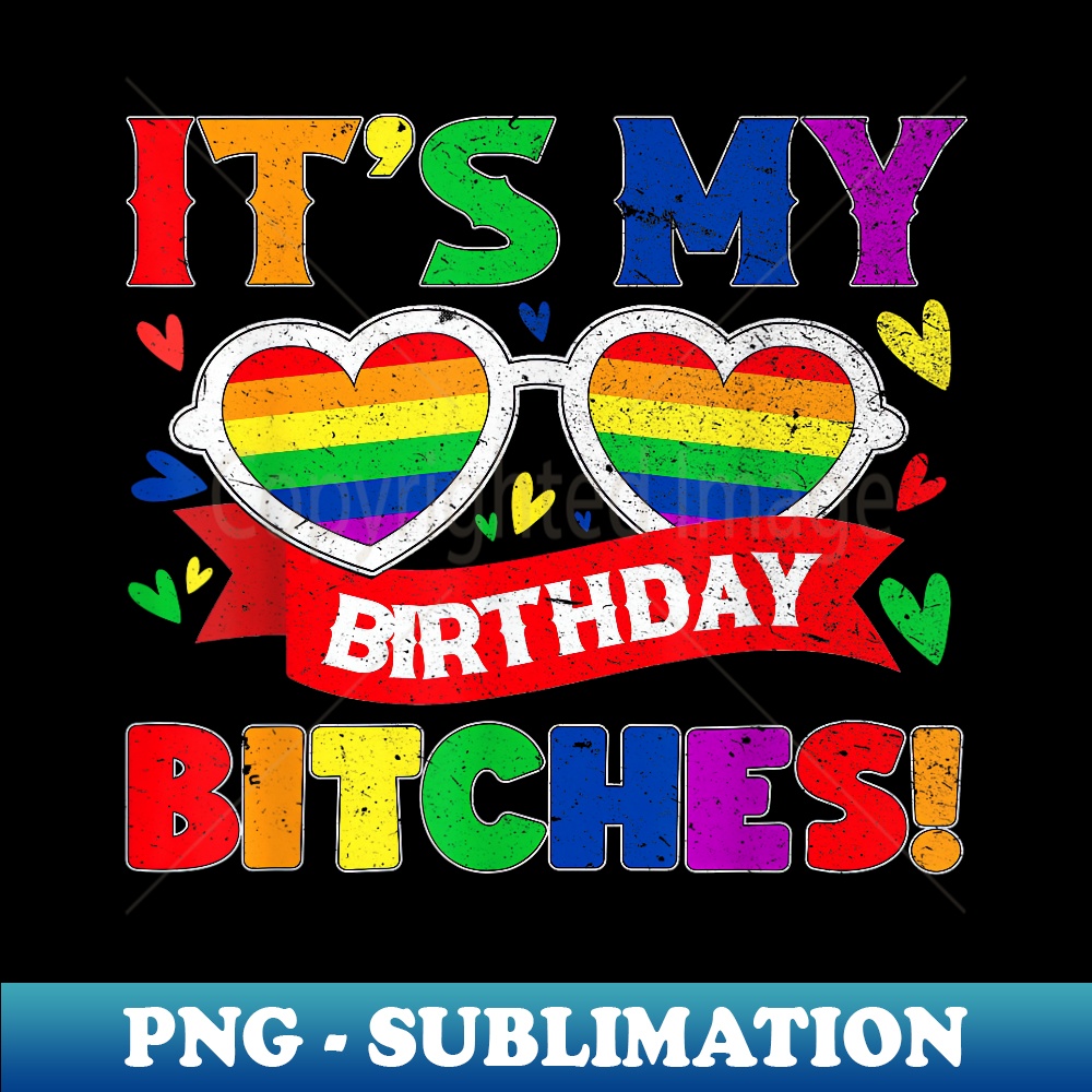 JS-11998_Gay Pride Rainbow LGBT It's My Birthday Bitches Cute Glasses 0250.jpg
