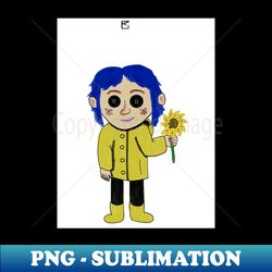 sunflower coraline - exclusive sublimation digital file - unleash your creativity