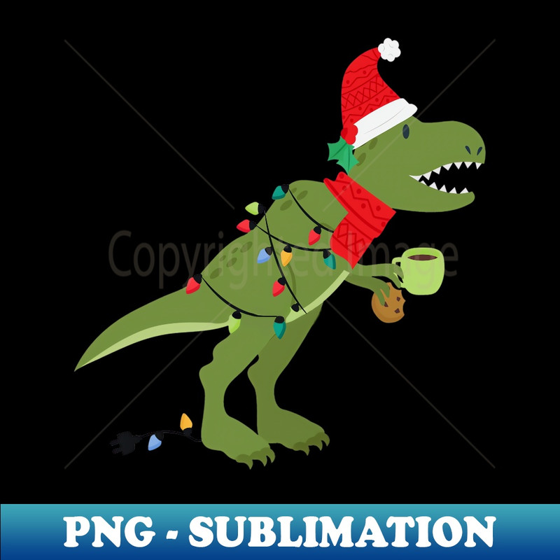 KG-24450_Santa Tree Rex Lights Dinosaur Funny Pajamas Merry Christmas 0185.jpg