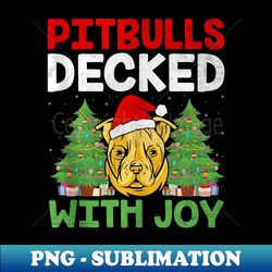 christmas pitbull dad dog lover owner rescuer breeder - elegant sublimation png download - transform your sublimation creations