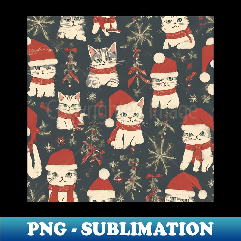 KT-8013_cute white kitten christmas pattern 8390.jpg