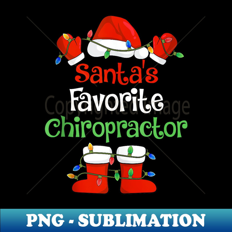KY-24479_Santa's Favorite Chiropractor Funny Christmas Pajamas 0417.jpg