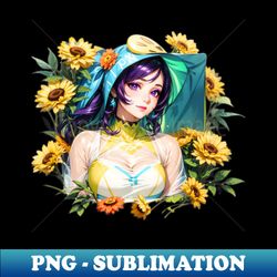 sexy girl with purple hair - stylish sublimation digital download - defying the norms