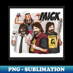 vintage wrestlemania - professional sublimation digital download - stunning sublimation graphics