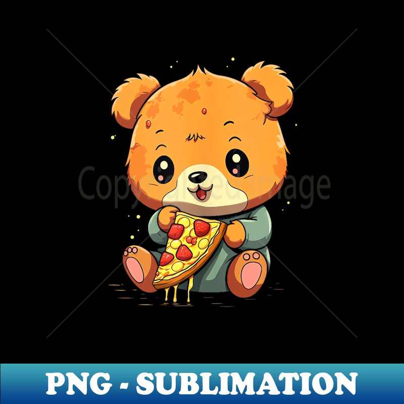 MC-3388_Bear Pizza Anime Kawaii Pizza Lover Foodie 0116.jpg