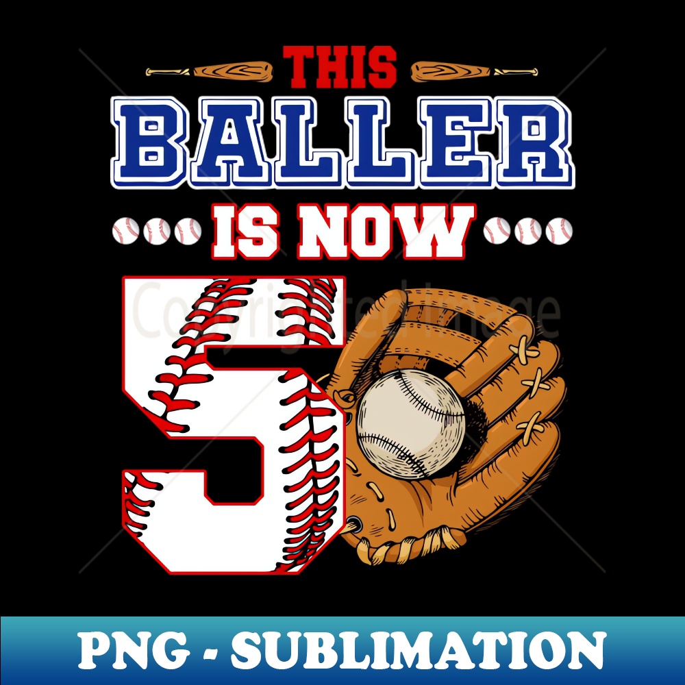 MS-28213_This Baller Is Now 5 Birthday Baseball Theme Bday Party 8232.jpg