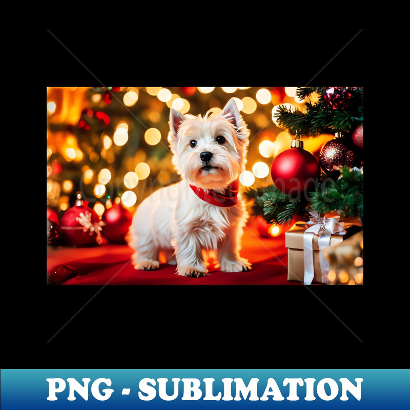MV-8009_Cute Westie Dog with Christmas Gifts 1889.jpg
