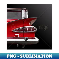 classic car 1959 - unique sublimation png download - fashionable and fearless