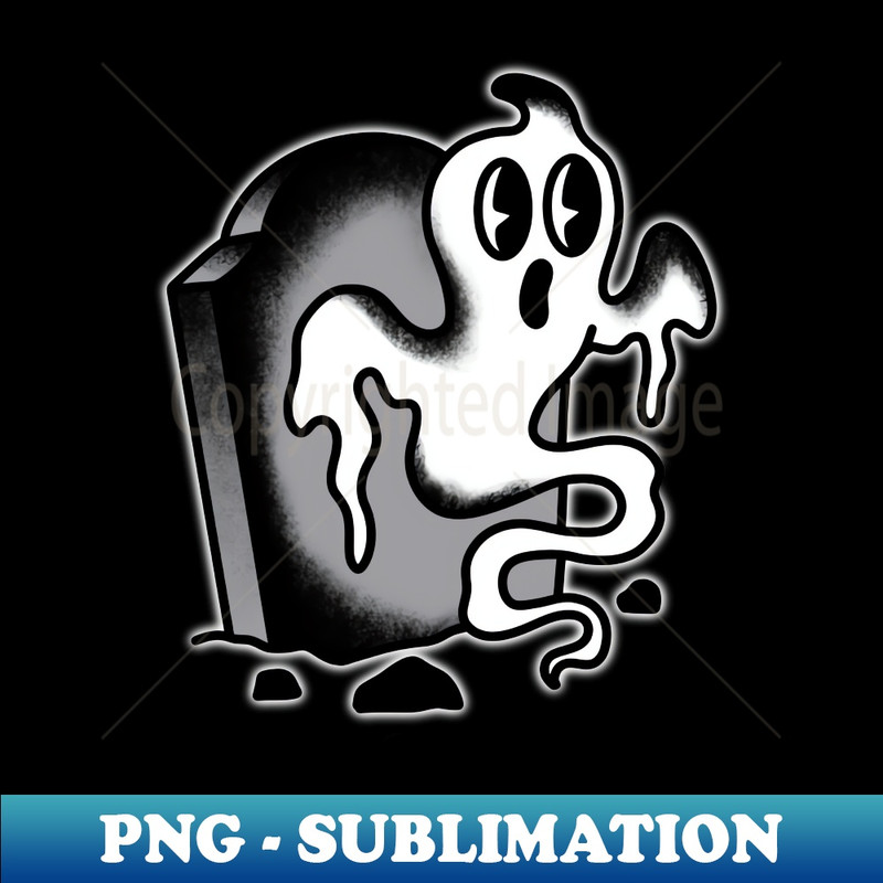 ND-29596_Vintage cartoon graveyard ghost 2666.jpg